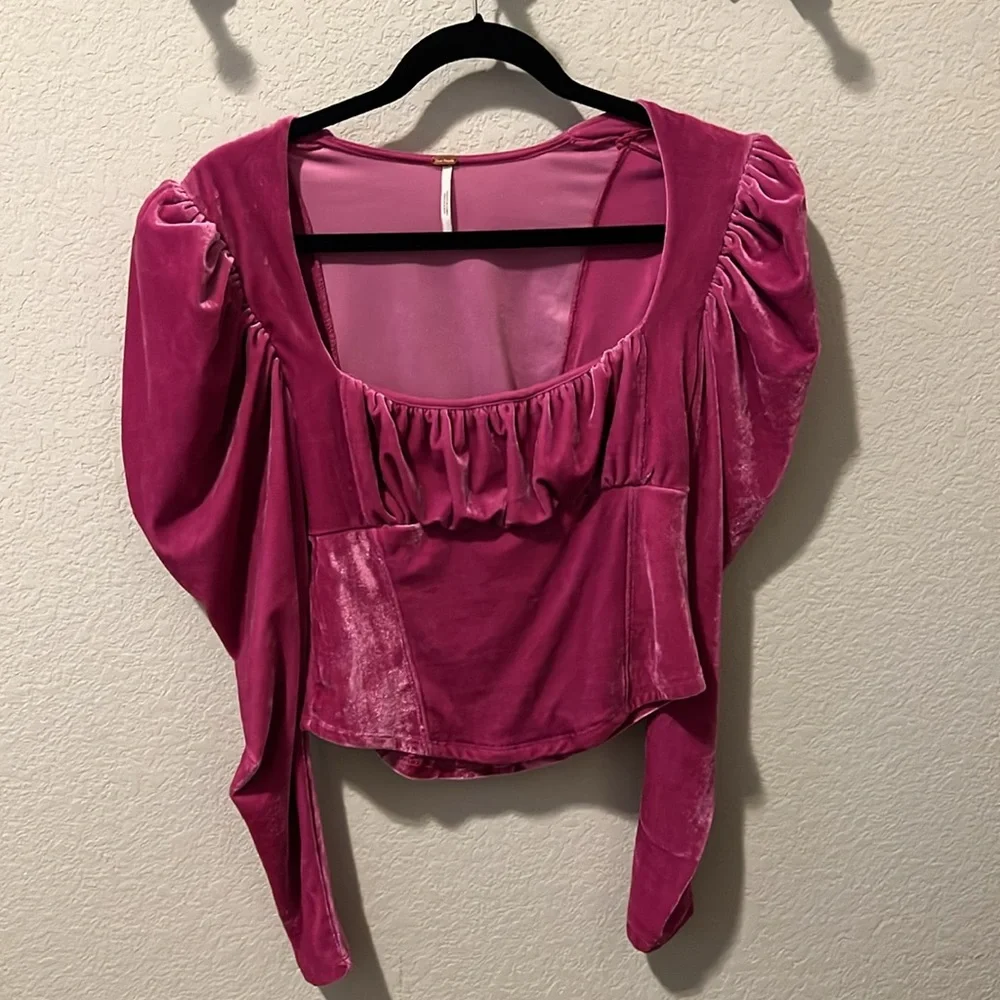 Free People X REVOLVE Hold Me Top Bright Pink Small